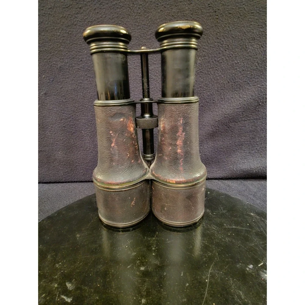L. Petit Fabt Paris Antique French Military Field Binoculars‎ WWI